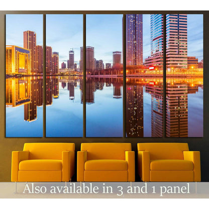 River And Modern Buildings Against Sky in Tianjin,China. №2726 Ready to Hang Canvas PrintCanvas art arrives ready to hang, with hanging accessories included and no additional framing required. Every canvas print is hand-crafted, made on-demand at our work