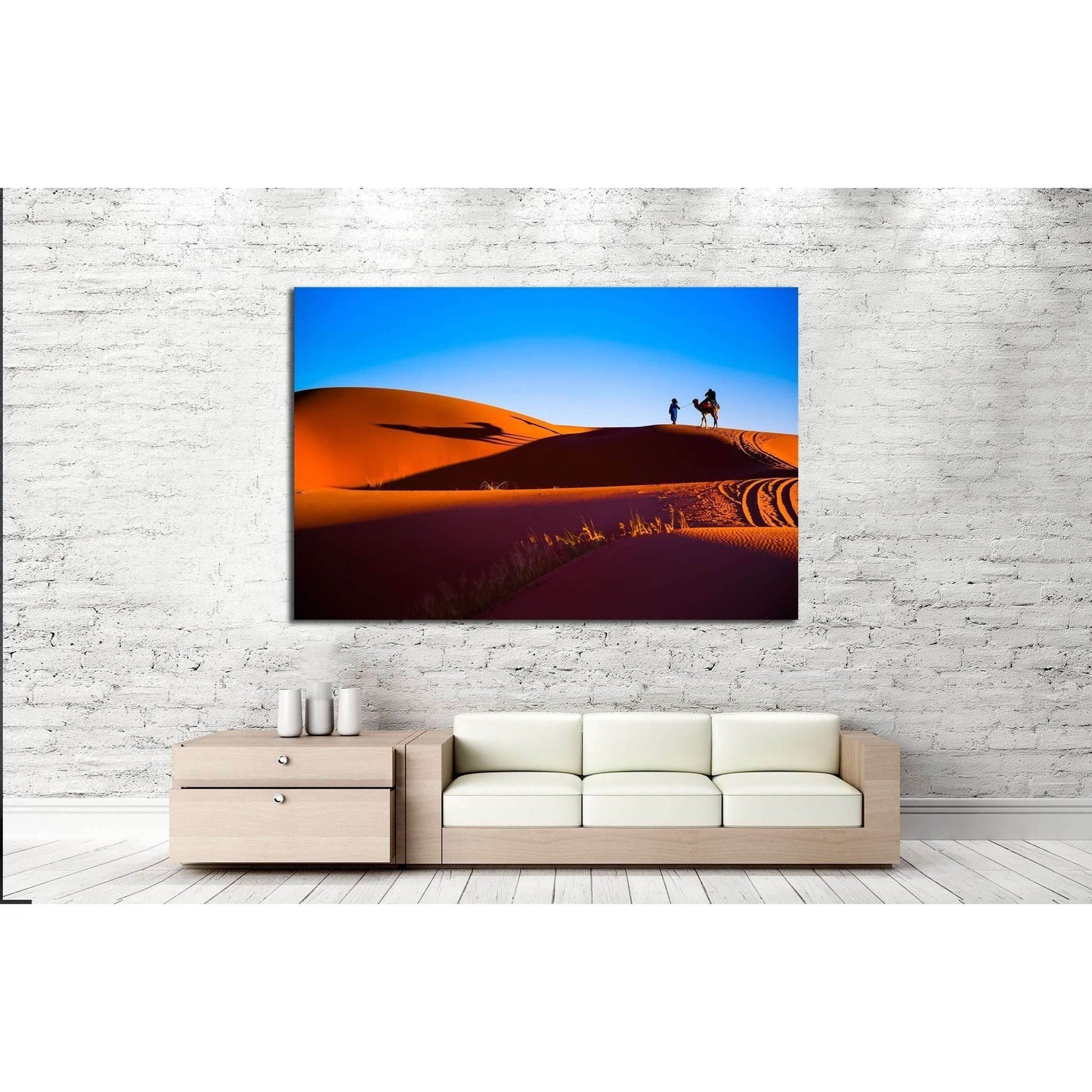 Sahara desert sand №2383 Ready to Hang Canvas PrintCanvas art arrives ready to hang, with hanging accessories included and no additional framing required. Every canvas print is hand-crafted, made on-demand at our workshop and expertly stretched around 100