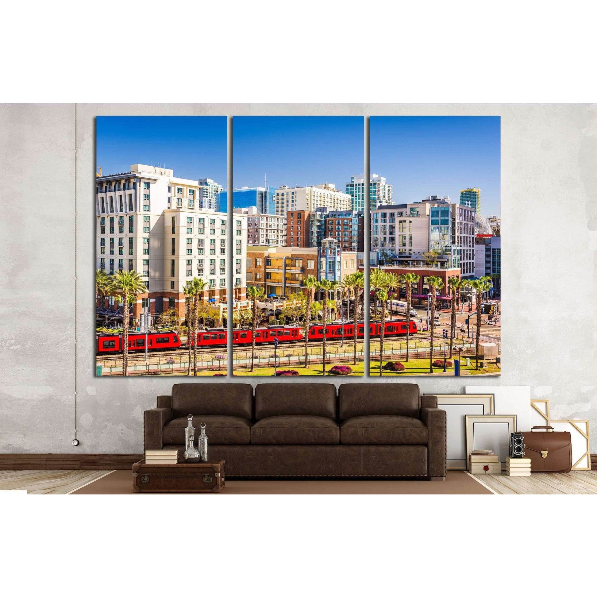 San Diego, California №1014 Ready to Hang Canvas PrintCanvas art arrives ready to hang, with hanging accessories included and no additional framing required. Every canvas print is hand-crafted, made on-demand at our workshop and expertly stretched around