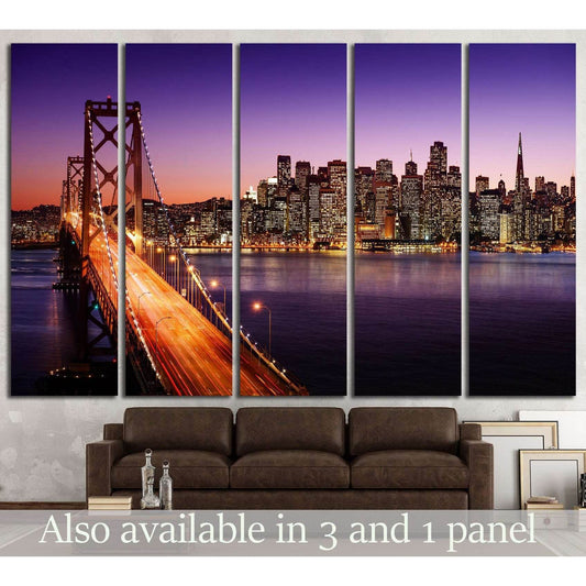 San Francisco skyline №578 Ready to Hang Canvas PrintCanvas art arrives ready to hang, with hanging accessories included and no additional framing required. Every canvas print is hand-crafted, made on-demand at our workshop and expertly stretched around 1