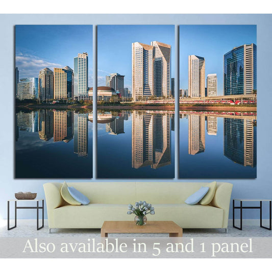 Sao Paulo Skyline, Brazil, South America №1276 Ready to Hang Canvas PrintCanvas art arrives ready to hang, with hanging accessories included and no additional framing required. Every canvas print is hand-crafted, made on-demand at our workshop and expertl