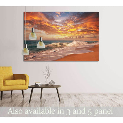 sea sunset №2685 Ready to Hang Canvas PrintCanvas art arrives ready to hang, with hanging accessories included and no additional framing required. Every canvas print is hand-crafted, made on-demand at our workshop and expertly stretched around 100% North