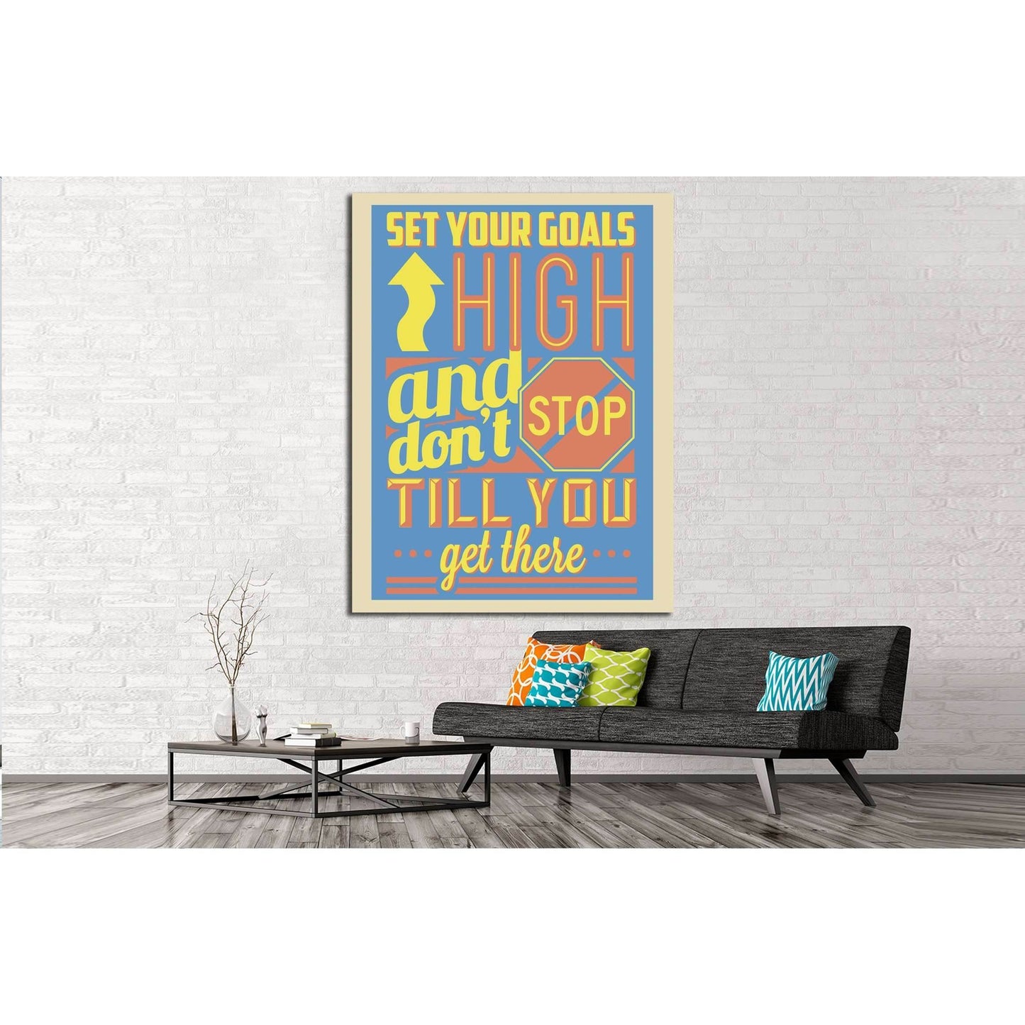 set your coals №4538 Ready to Hang Canvas PrintCanvas art arrives ready to hang, with hanging accessories included and no additional framing required. Every canvas print is hand-crafted, made on-demand at our workshop and expertly stretched around 100% No