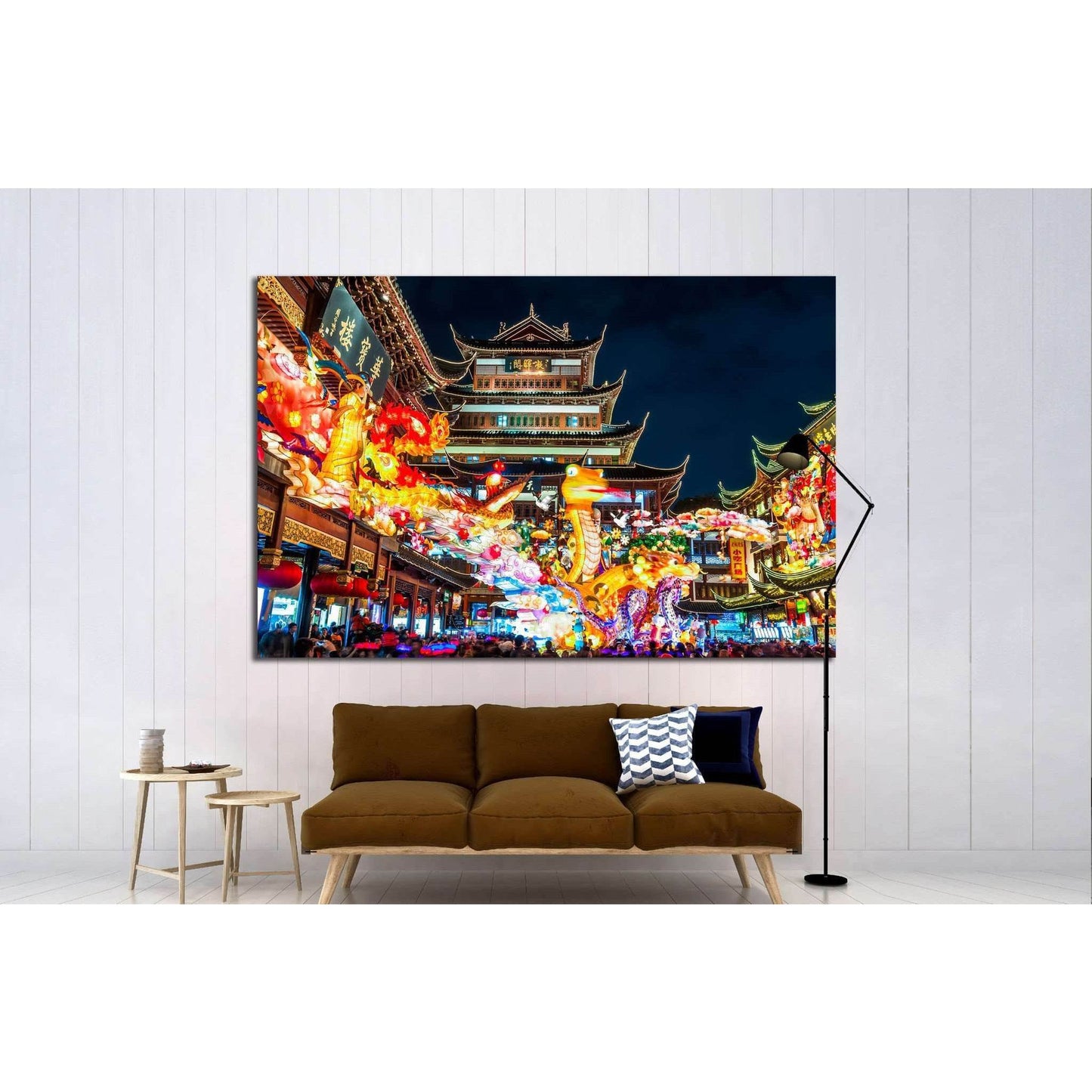 SHANGHAI №1512 Ready to Hang Canvas PrintCanvas art arrives ready to hang, with hanging accessories included and no additional framing required. Every canvas print is hand-crafted, made on-demand at our workshop and expertly stretched around 100% North Am