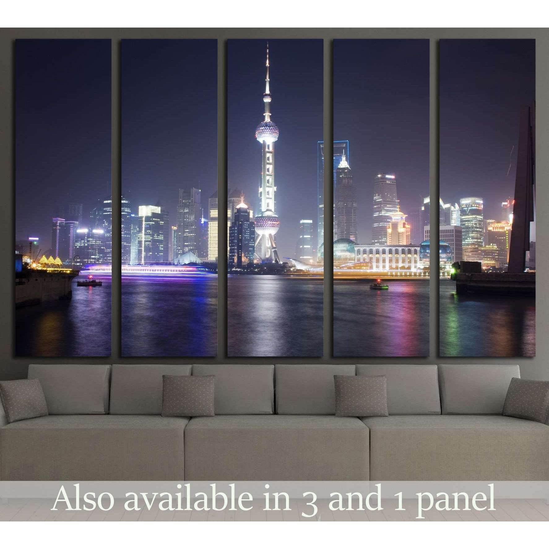 Shanghai skyline with the Pearl Tower, China №2221 Ready to Hang Canvas PrintCanvas art arrives ready to hang, with hanging accessories included and no additional framing required. Every canvas print is hand-crafted, made on-demand at our workshop and exp