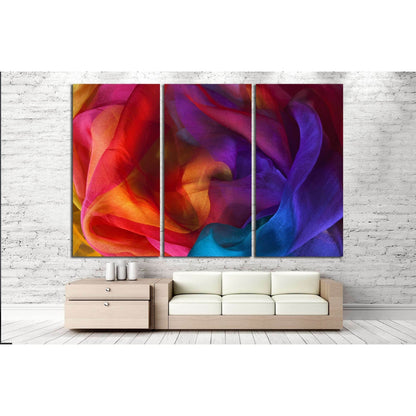 Silk rainbow scarf №2532 Ready to Hang Canvas PrintCanvas art arrives ready to hang, with hanging accessories included and no additional framing required. Every canvas print is hand-crafted, made on-demand at our workshop and expertly stretched around 100