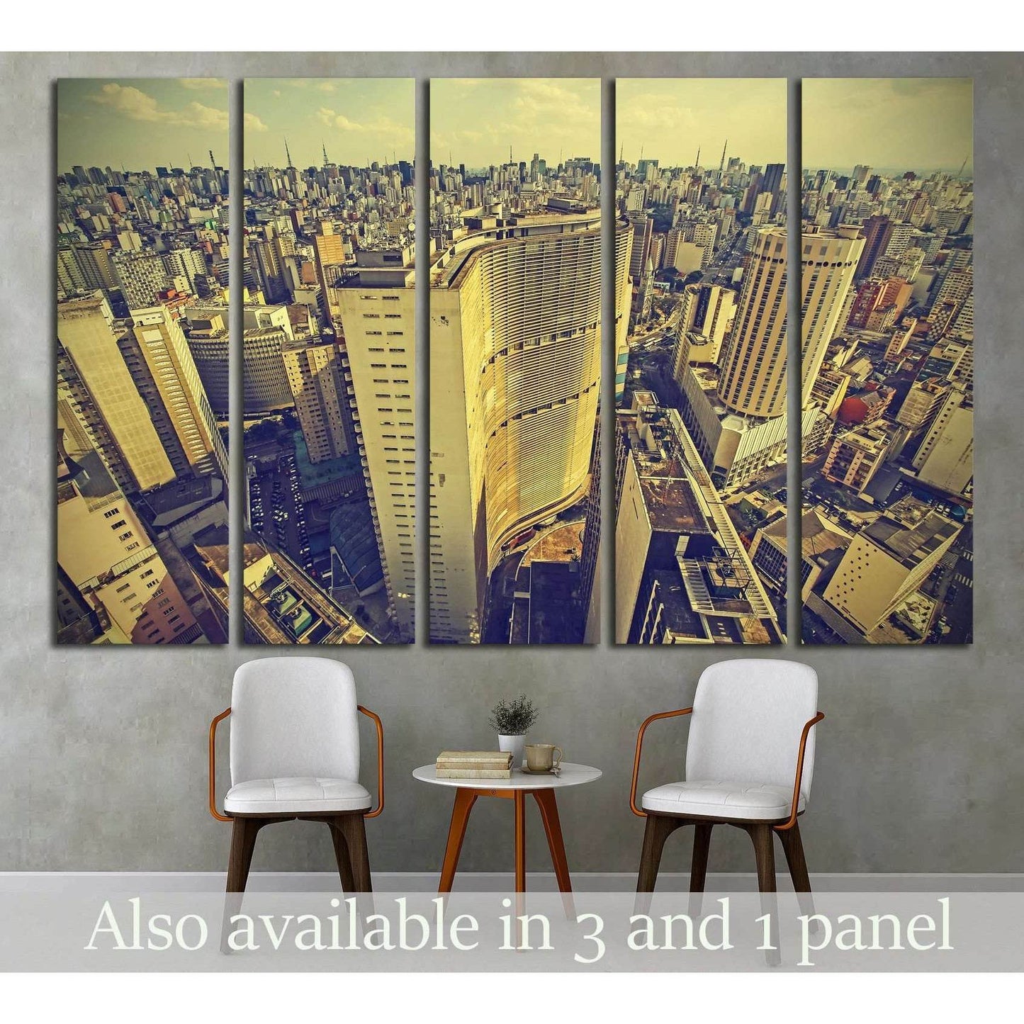 Skyline of Sao Paulo downtown, Brazil №1519 Ready to Hang Canvas PrintCanvas art arrives ready to hang, with hanging accessories included and no additional framing required. Every canvas print is hand-crafted, made on-demand at our workshop and expertly s