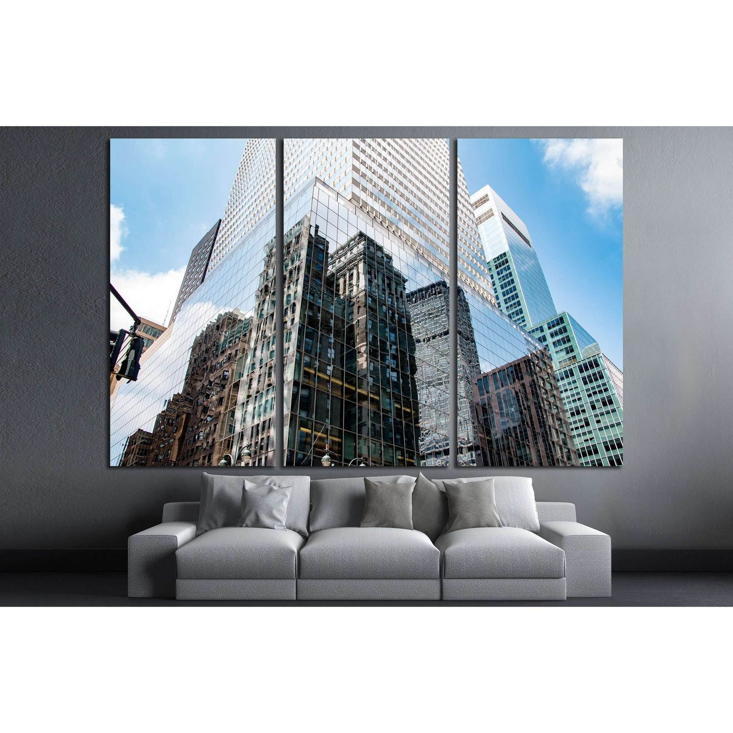 Skyscrapers in Lower Manhattan, New York City, United States №2723 Ready to Hang Canvas PrintCanvas art arrives ready to hang, with hanging accessories included and no additional framing required. Every canvas print is hand-crafted, made on-demand at our