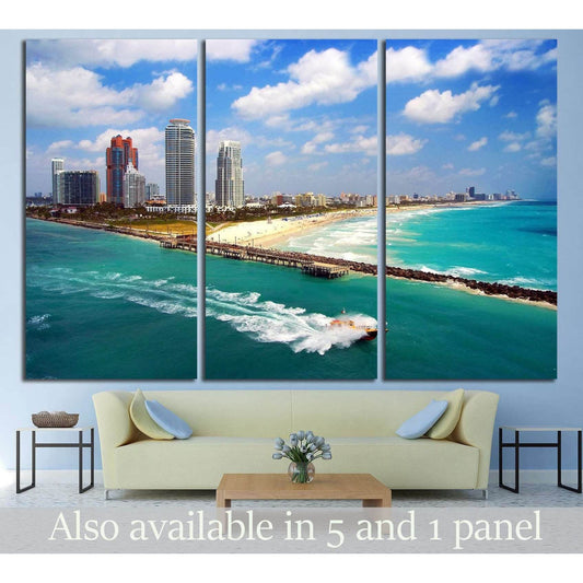 South Miami Beach №1094 Ready to Hang Canvas PrintCanvas art arrives ready to hang, with hanging accessories included and no additional framing required. Every canvas print is hand-crafted, made on-demand at our workshop and expertly stretched around 100%