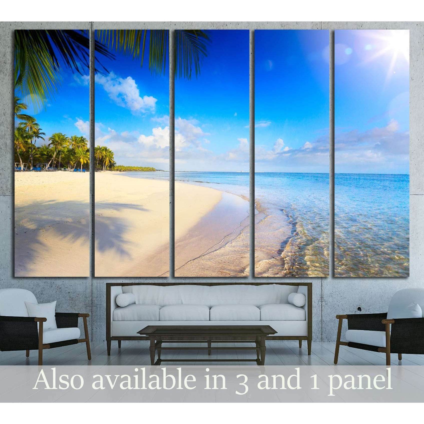 Summer tropical Beach №3194 Ready to Hang Canvas PrintCanvas art arrives ready to hang, with hanging accessories included and no additional framing required. Every canvas print is hand-crafted, made on-demand at our workshop and expertly stretched around