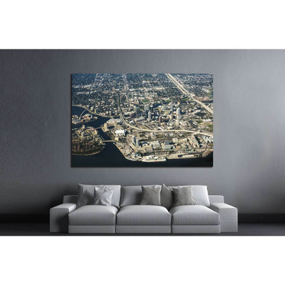 Tampa, Florida Aerial View on a sunny day №1730 Ready to Hang Canvas PrintCanvas art arrives ready to hang, with hanging accessories included and no additional framing required. Every canvas print is hand-crafted, made on-demand at our workshop and expert