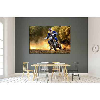 Motocross Wall Art Enduro Ready to Hang Canvas Print №1871 Ready to Hang Canvas PrintCanvas art arrives ready to hang, with hanging accessories included and no additional framing required. Every canvas print is hand-crafted, made on-demand at our workshop