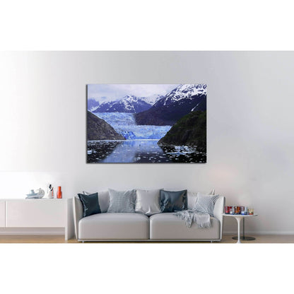 The blue Sawyer Glacier at Tracy Arm Fjord, Alaska №2673 Ready to Hang Canvas PrintCanvas art arrives ready to hang, with hanging accessories included and no additional framing required. Every canvas print is hand-crafted, made on-demand at our workshop a