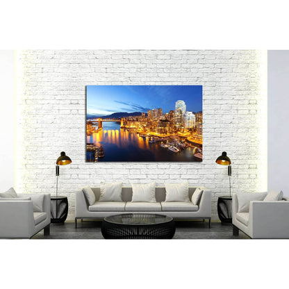 The city of Vancouver in Canada №2038 Ready to Hang Canvas PrintCanvas art arrives ready to hang, with hanging accessories included and no additional framing required. Every canvas print is hand-crafted, made on-demand at our workshop and expertly stretch