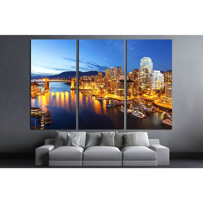 The city of Vancouver in Canada №2038 Ready to Hang Canvas PrintCanvas art arrives ready to hang, with hanging accessories included and no additional framing required. Every canvas print is hand-crafted, made on-demand at our workshop and expertly stretch