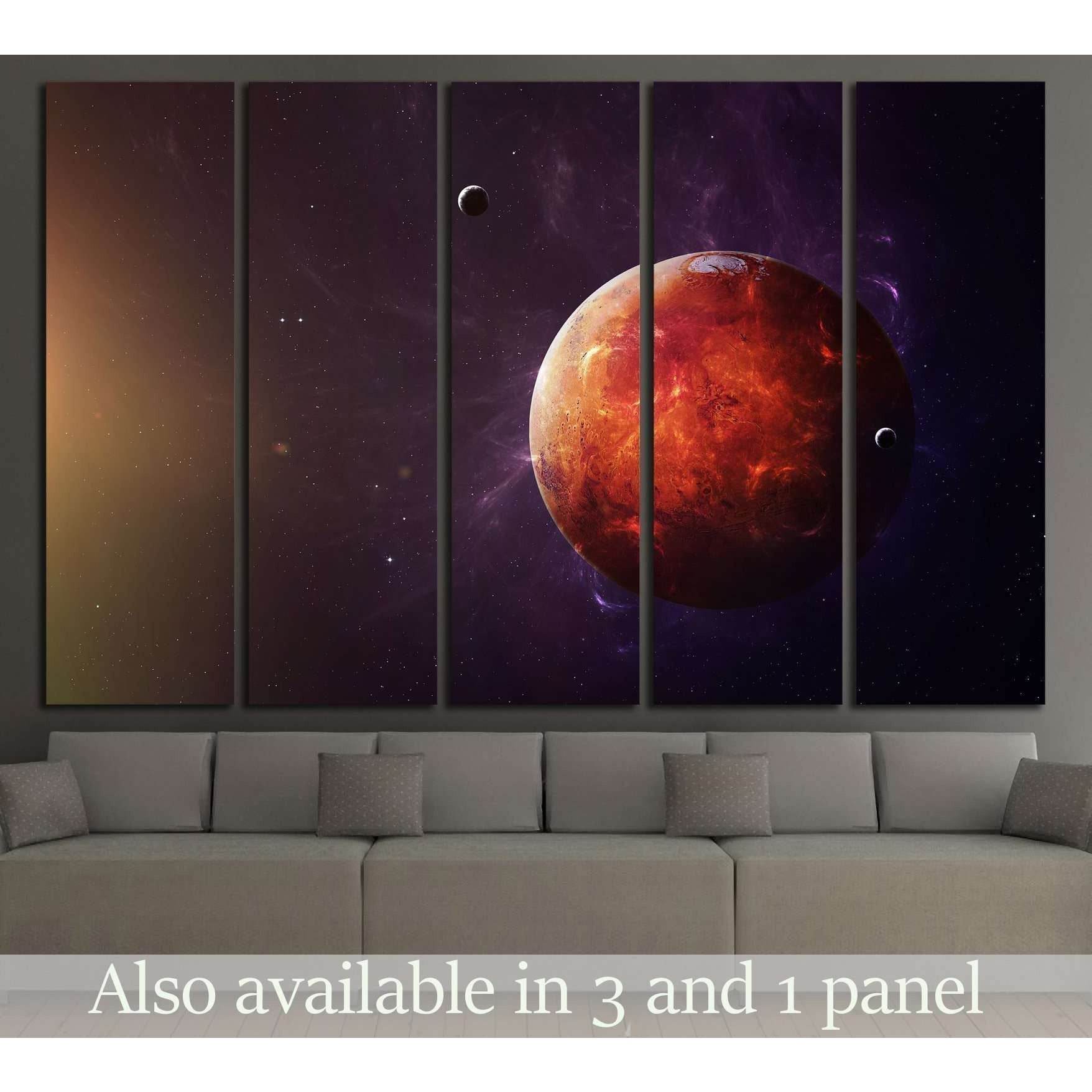 The Mars shot from space showing all they beauty. №2454 Ready to Hang Canvas PrintCanvas art arrives ready to hang, with hanging accessories included and no additional framing required. Every canvas print is hand-crafted, made on-demand at our workshop an