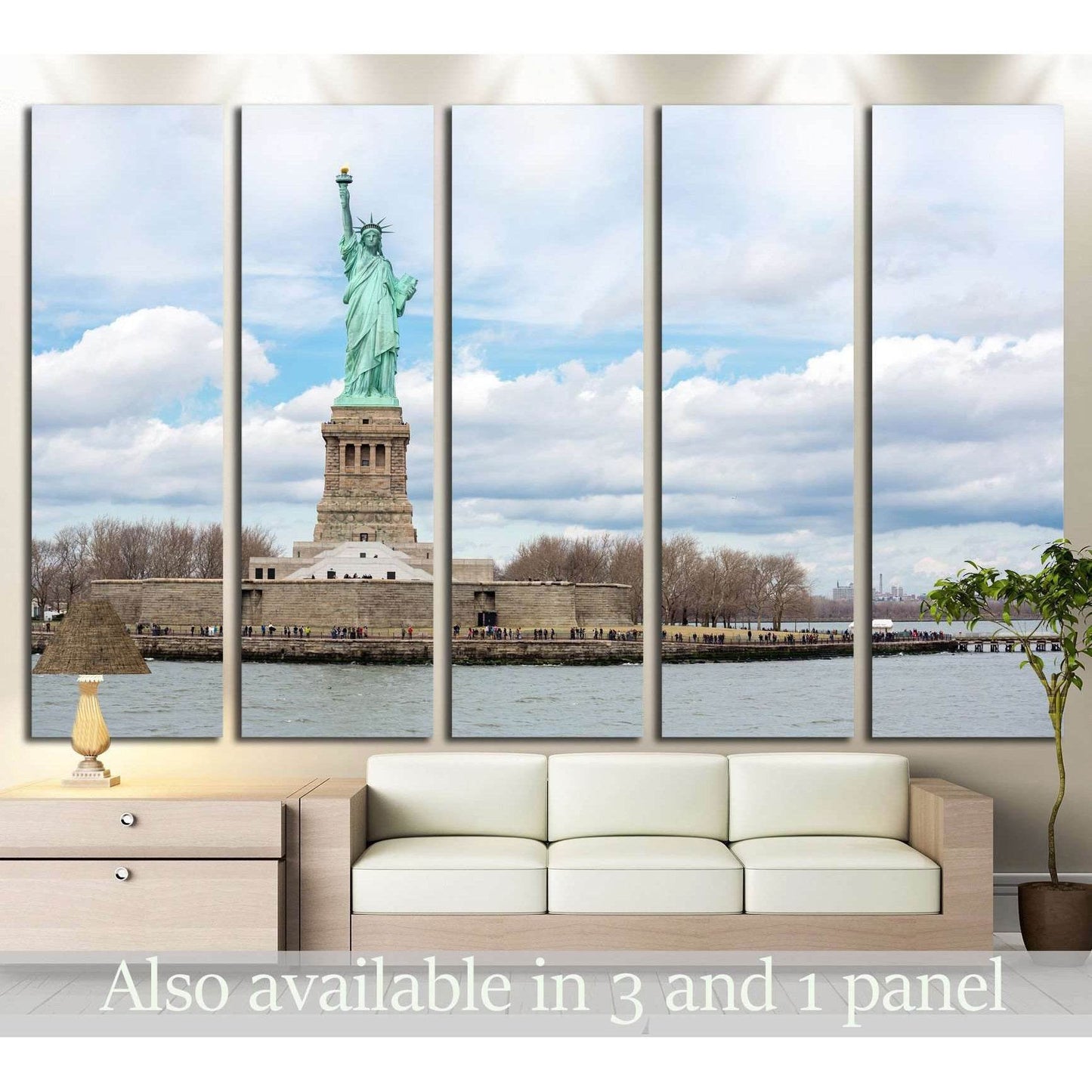 The Statue of Liberty in New York City №1210 Ready to Hang Canvas PrintCanvas art arrives ready to hang, with hanging accessories included and no additional framing required. Every canvas print is hand-crafted, made on-demand at our workshop and expertly