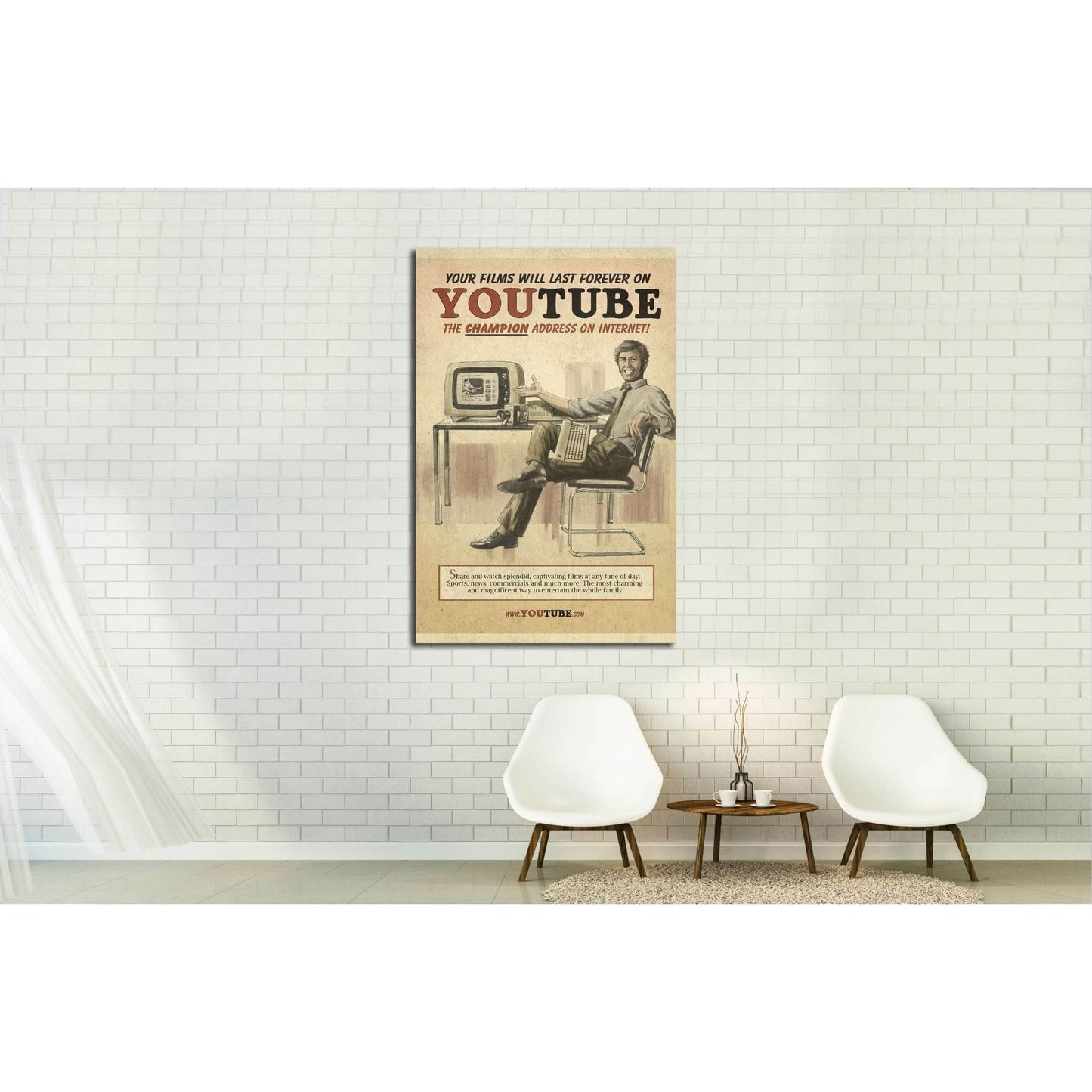 Toutube №3423 Ready to Hang Canvas PrintCanvas art arrives ready to hang, with hanging accessories included and no additional framing required. Every canvas print is hand-crafted, made on-demand at our workshop and expertly stretched around 100% North Ame