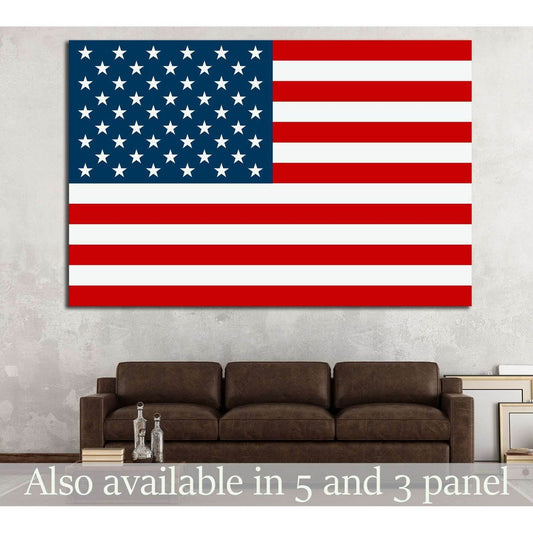 United States flag №693 Ready to Hang Canvas PrintCanvas art arrives ready to hang, with hanging accessories included and no additional framing required. Every canvas print is hand-crafted, made on-demand at our workshop and expertly stretched around 100%