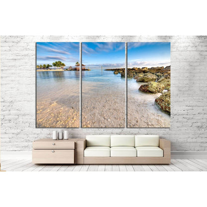 View of beach and ocean in Nassau, Bahamas. №2494 Ready to Hang Canvas PrintCanvas art arrives ready to hang, with hanging accessories included and no additional framing required. Every canvas print is hand-crafted, made on-demand at our workshop and expe