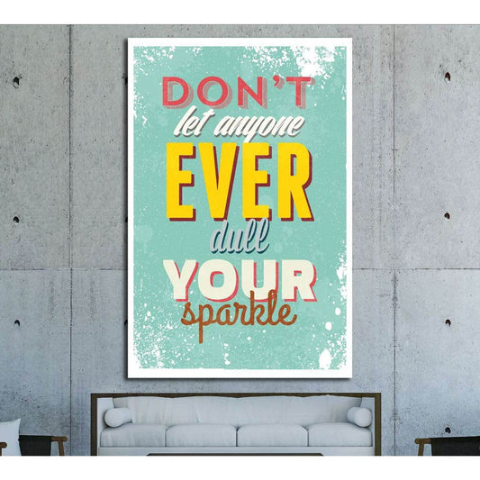 Vintage typography vector illustration with grunge effects №4571 Ready to Hang Canvas PrintCanvas art arrives ready to hang, with hanging accessories included and no additional framing required. Every canvas print is hand-crafted, made on-demand at our wo