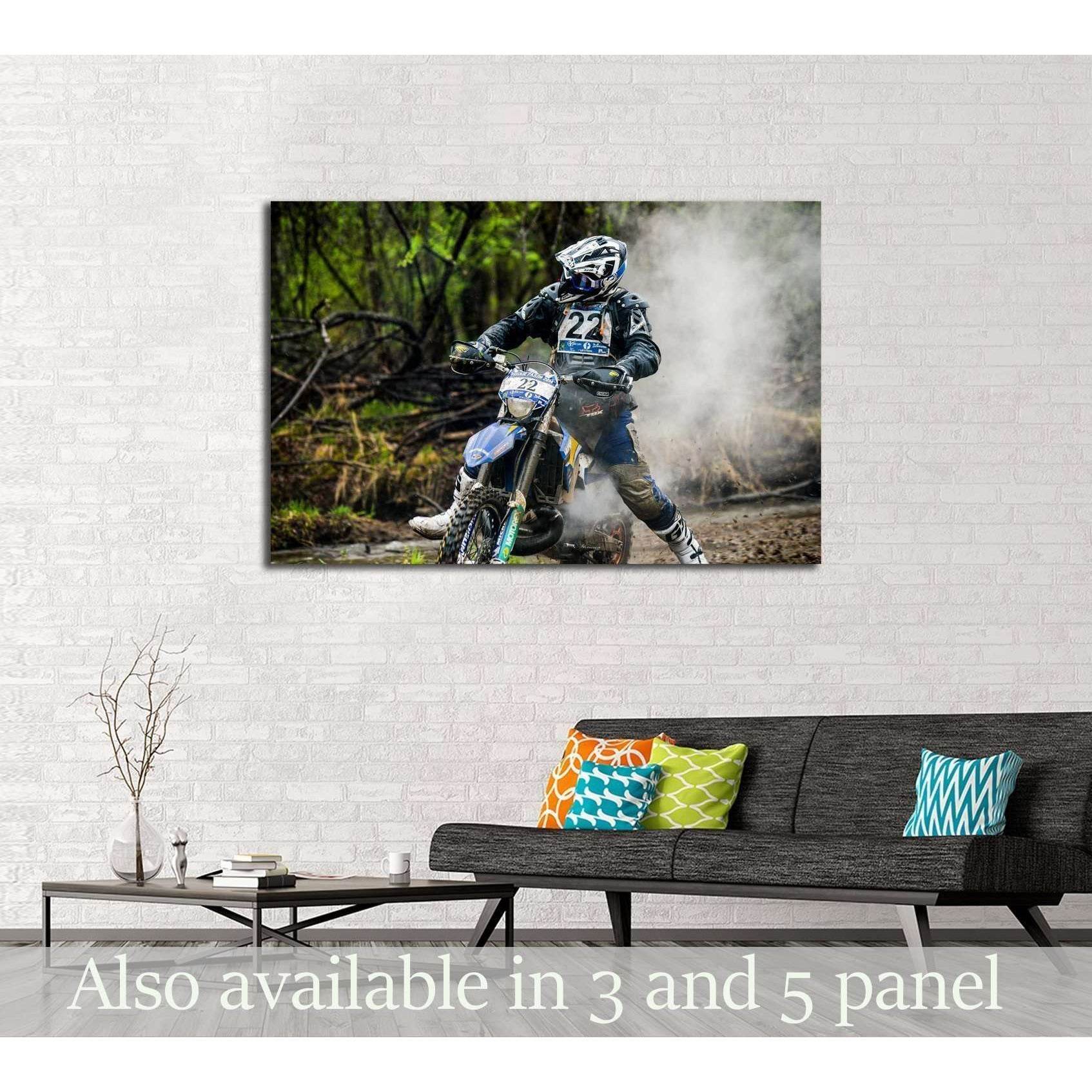 Enduro Canvas Art, ATV Wall Art №2488 Ready to Hang Canvas PrintCanvas art arrives ready to hang, with hanging accessories included and no additional framing required. Every canvas print is hand-crafted, made on-demand at our workshop and expertly stretch
