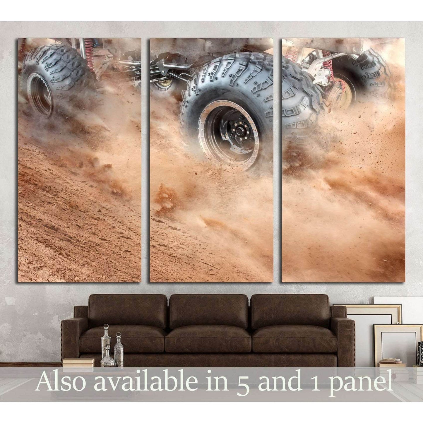 wheels tires and off-road truck №1866 Ready to Hang Canvas PrintCanvas art arrives ready to hang, with hanging accessories included and no additional framing required. Every canvas print is hand-crafted, made on-demand at our workshop and expertly stretch