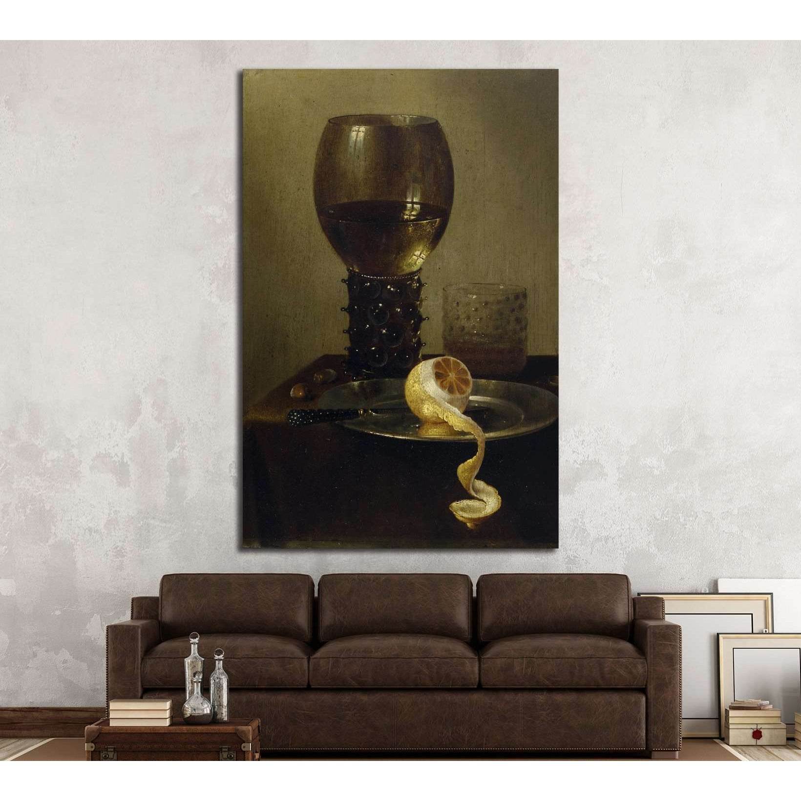 Wine glass and lemon №3437 Ready to Hang Canvas PrintCanvas art arrives ready to hang, with hanging accessories included and no additional framing required. Every canvas print is hand-crafted, made on-demand at our workshop and expertly stretched around 1