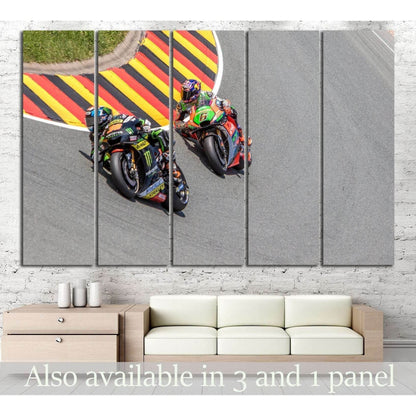 Yamaha & Aprilia №159 Ready to Hang Canvas PrintCanvas art arrives ready to hang, with hanging accessories included and no additional framing required. Every canvas print is hand-crafted, made on-demand at our workshop and expertly stretched around 100% N