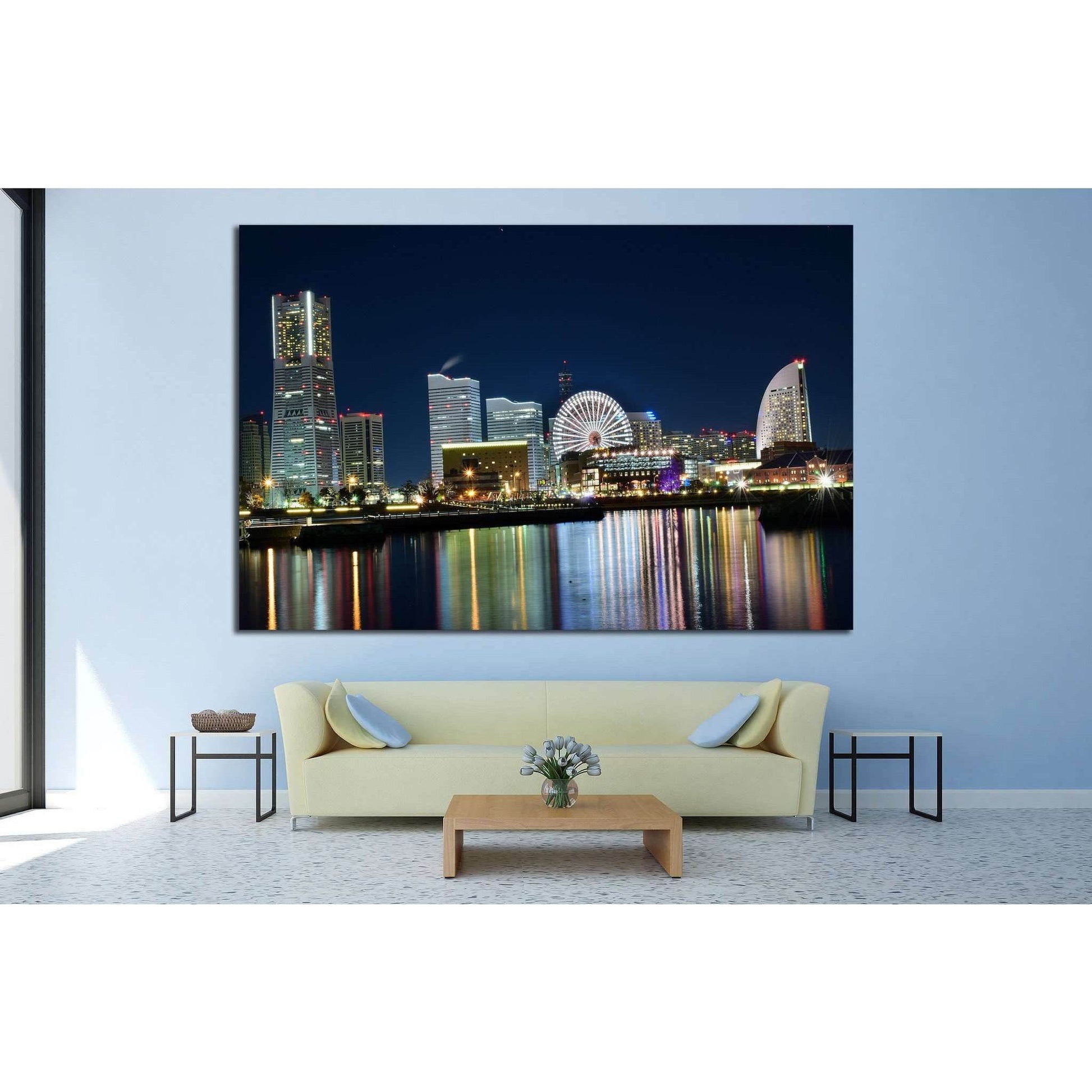 Yokohama city in Japan №816 Ready to Hang Canvas PrintCanvas art arrives ready to hang, with hanging accessories included and no additional framing required. Every canvas print is hand-crafted, made on-demand at our workshop and expertly stretched around